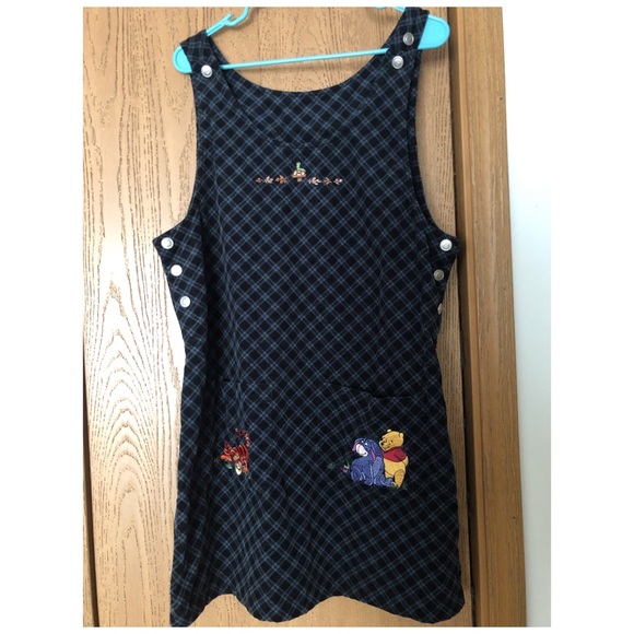 winnie the pooh overall dress